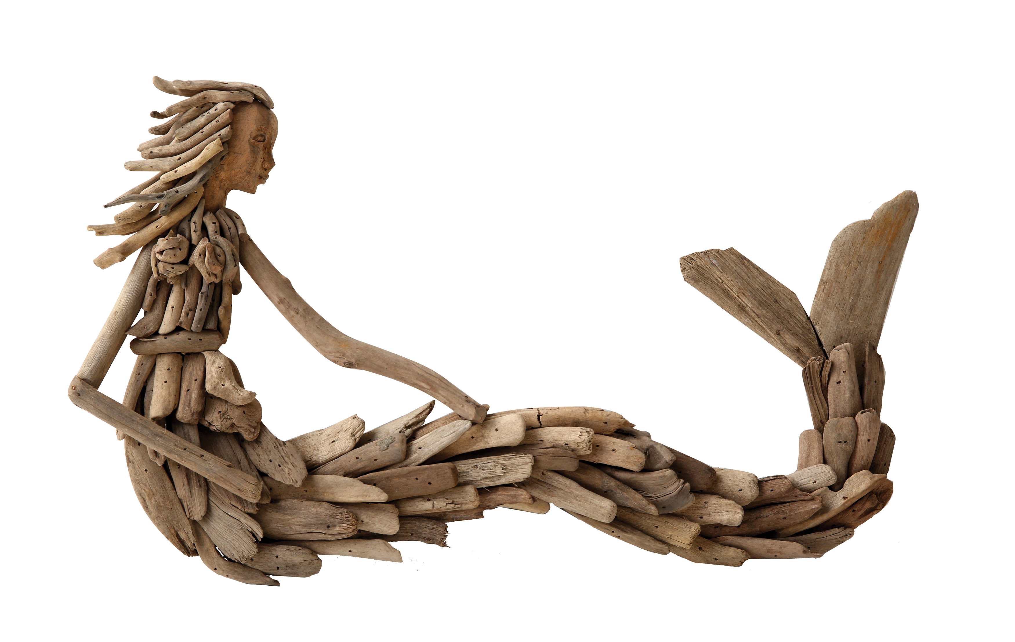 Driftwood Mermaid Wall Décor - Image 0