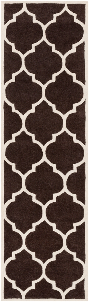 Transit Black Indoor 2'3" x 8' Handmade Rug - Image 0
