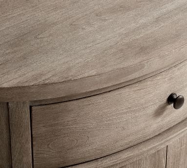 Toulouse Oval Tall Dresser, Gray Wash - Image 1