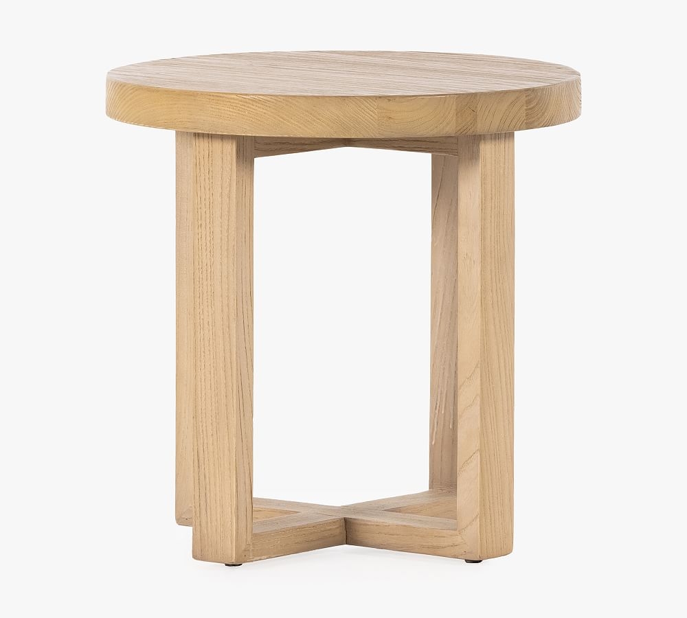 Abby 20" Round End Table, Nettlewood - Image 0