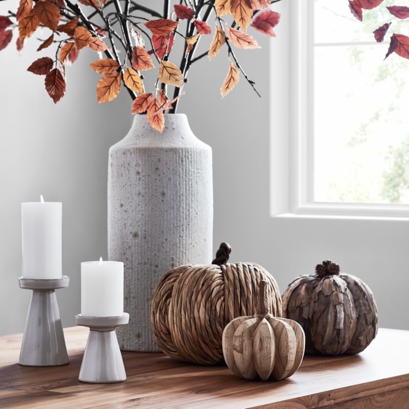 Faux Golden Yellow Leaf Branch 66" - Image 2