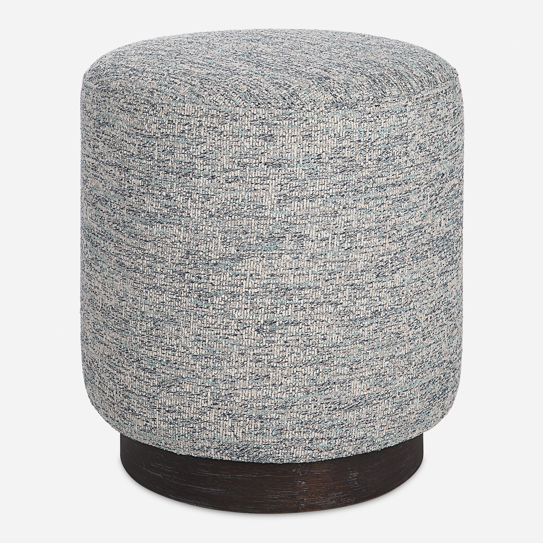 Avila Tweed Round Ottoman - Image 0