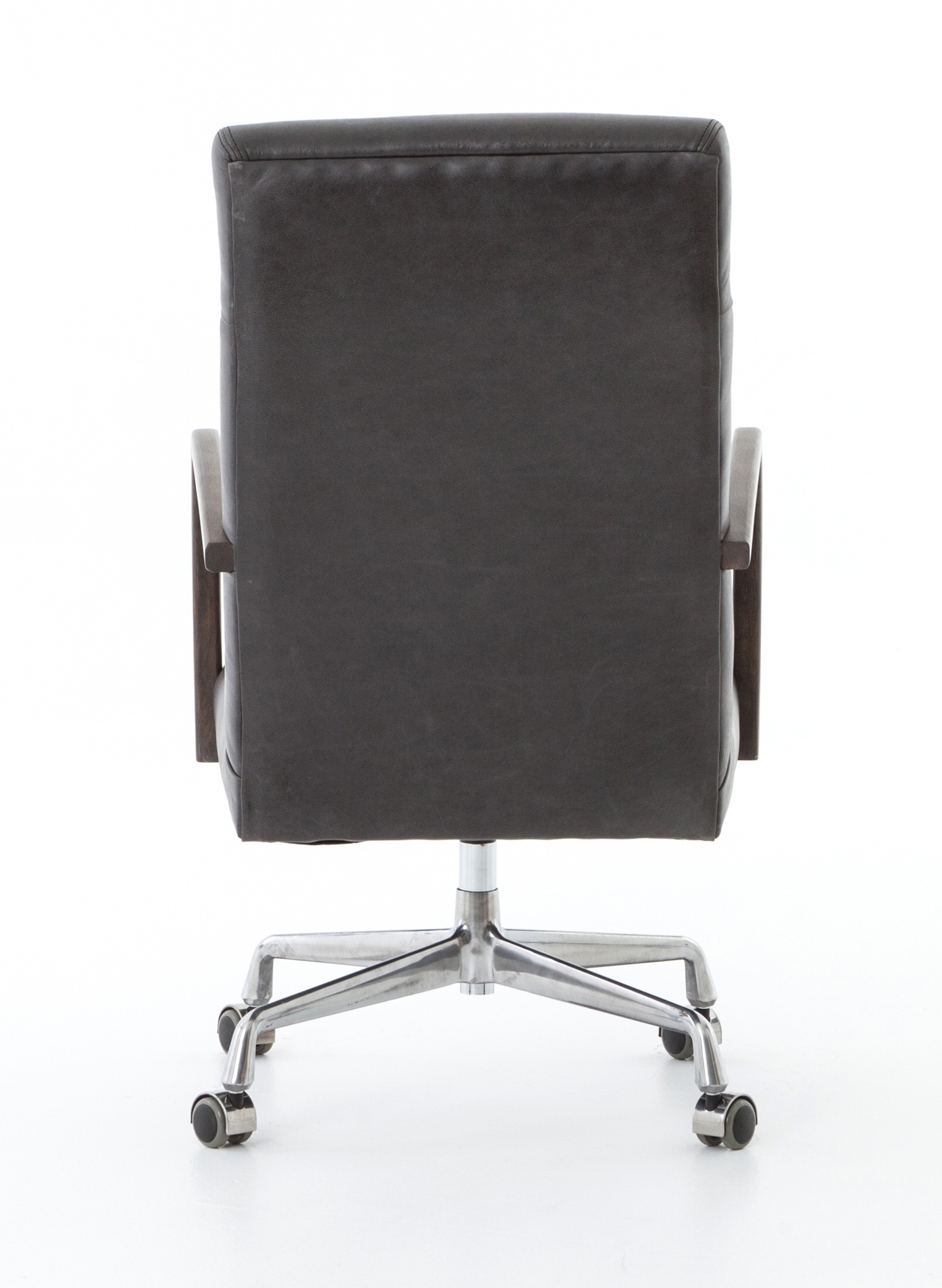 Camden Leather Office Chair, Ebony - Image 7
