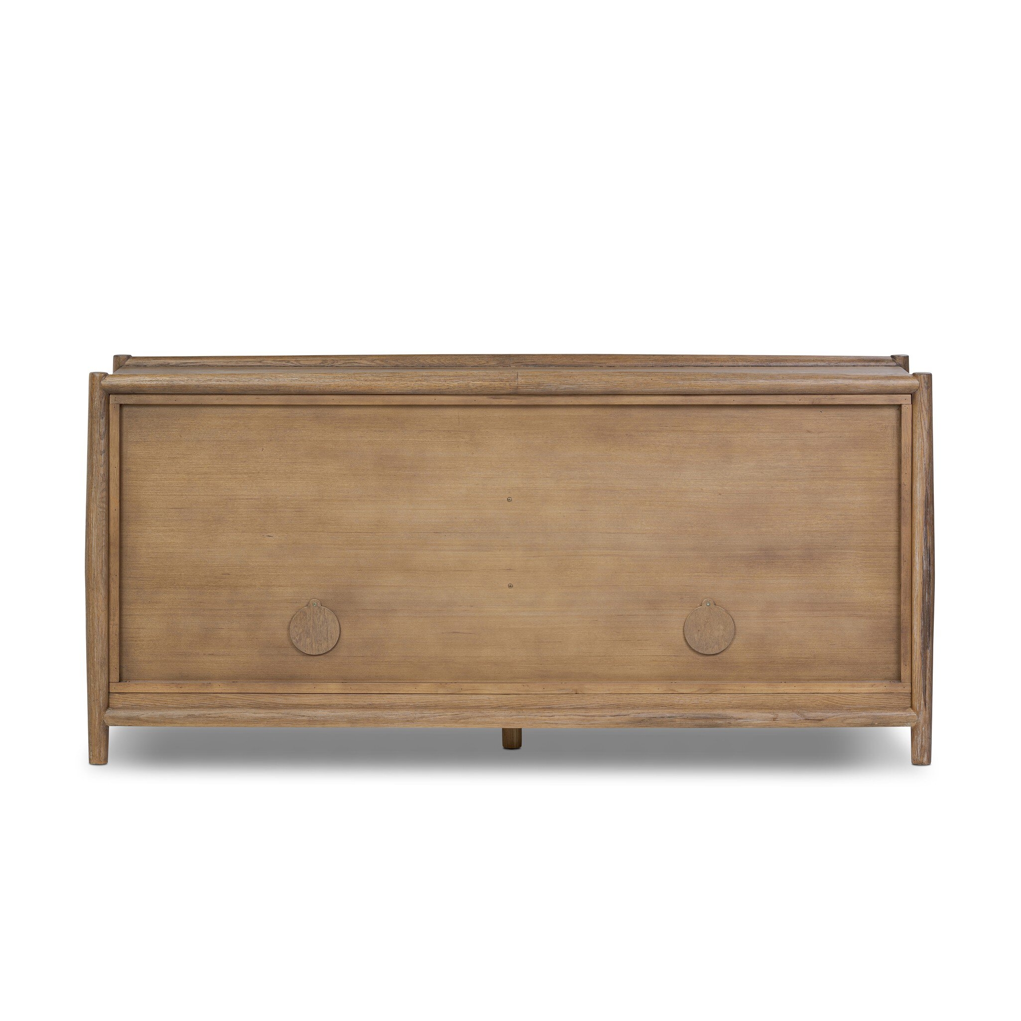 Glenview 4 Door Sideboard - Weathered Oak - Image 5