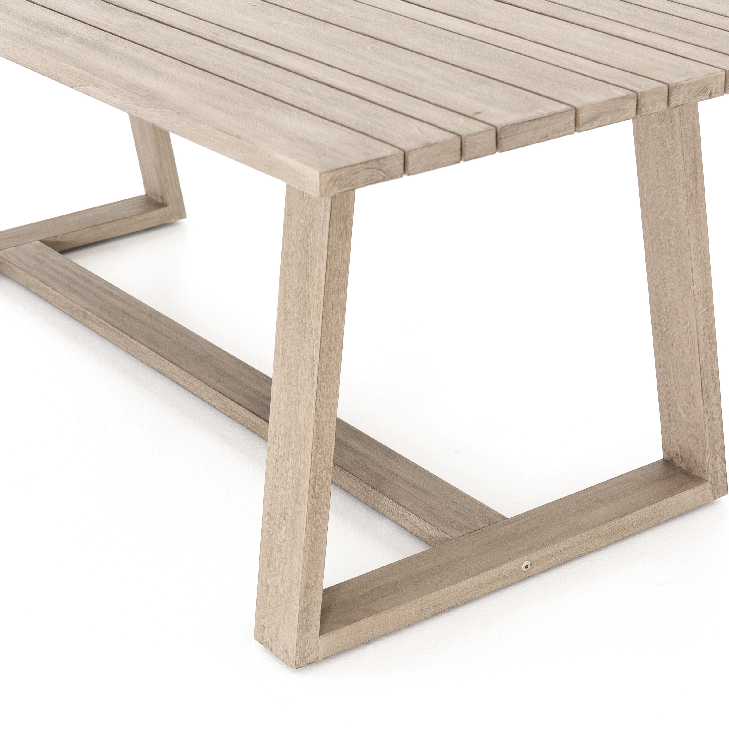 Atherton Outdoor Dining Table-Brown - Image 6