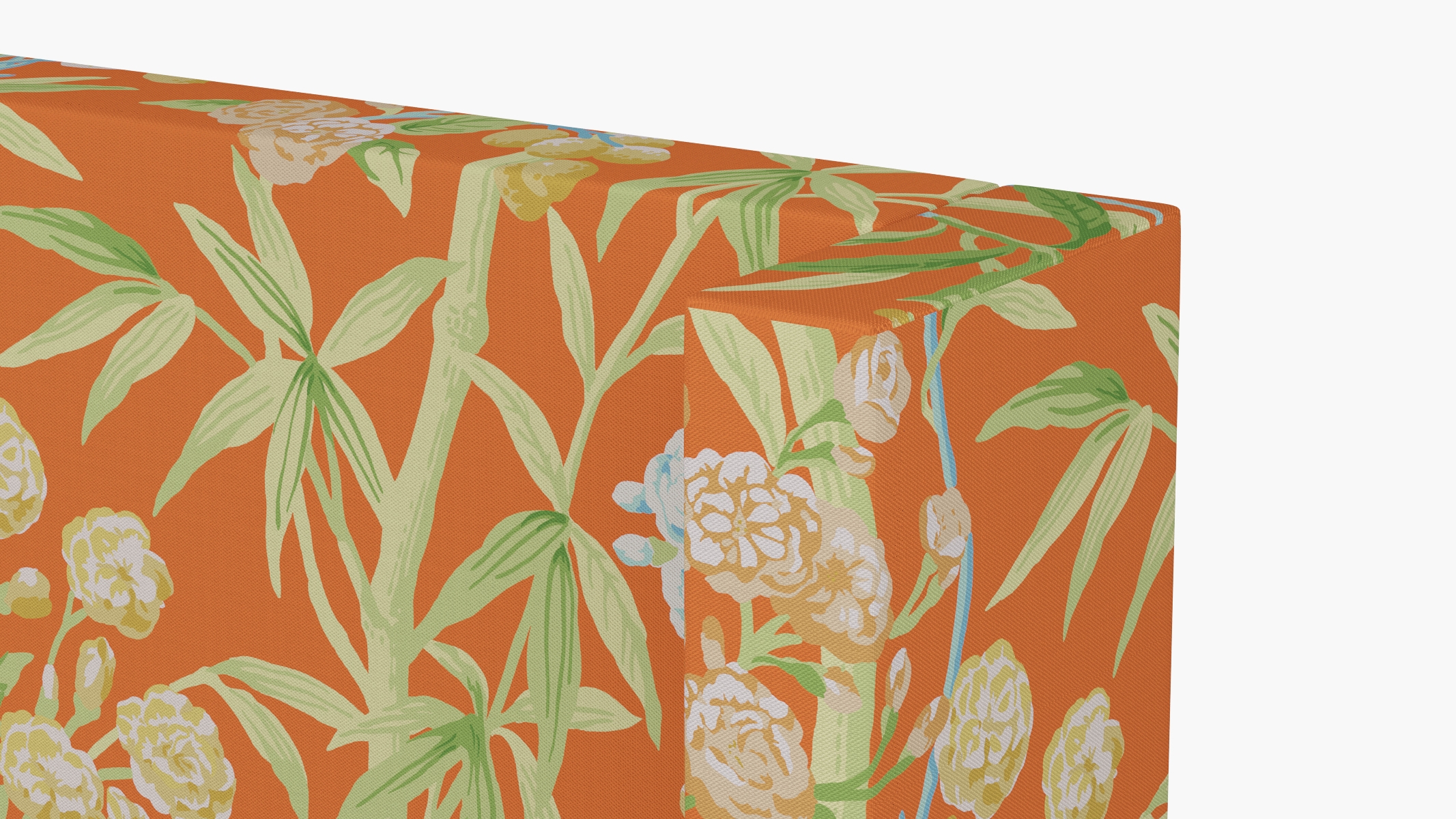 Modern Wingback Headboard, Mandarin Lanai, Twin - Image 2