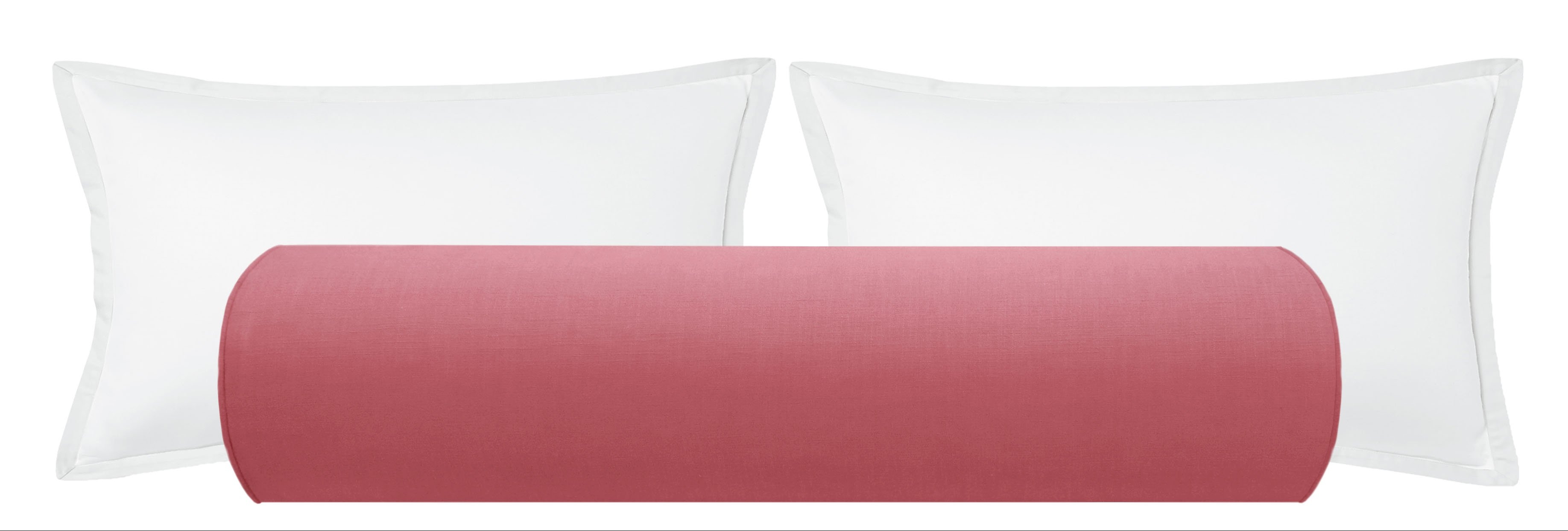 The Bolster :: Classic Linen // Rosé Pink (new) - KING // 9" X 48" - Image 0
