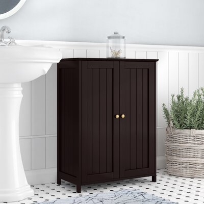 Annia 23.6" W x 31.5" H x 11.8" D Free-Standing Bathroom Cabinet - Image 0
