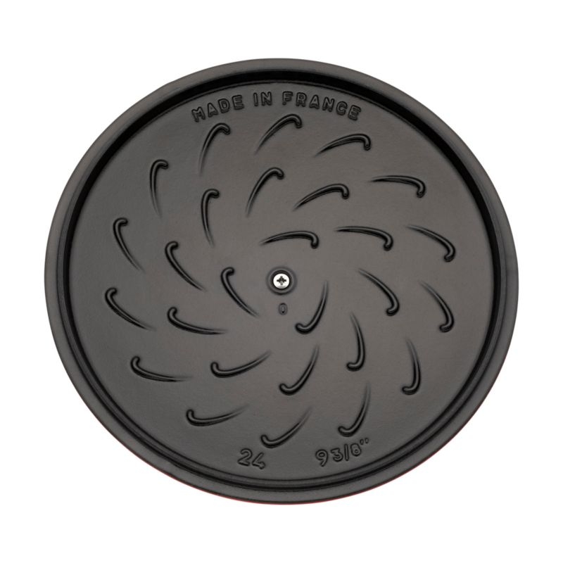 Staub ® 3.75-Qt. Cherry Cast Iron Essential French Oven with Dragon Lid - Image 2
