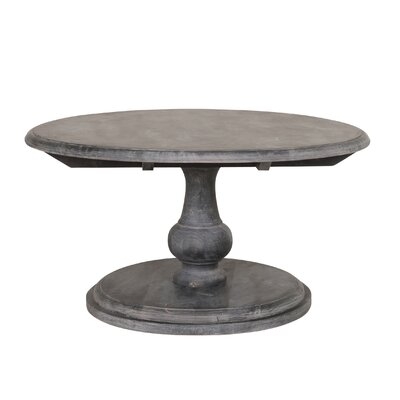 Geiser Solid Mango Wood Pedestal Coffee Table - Image 0