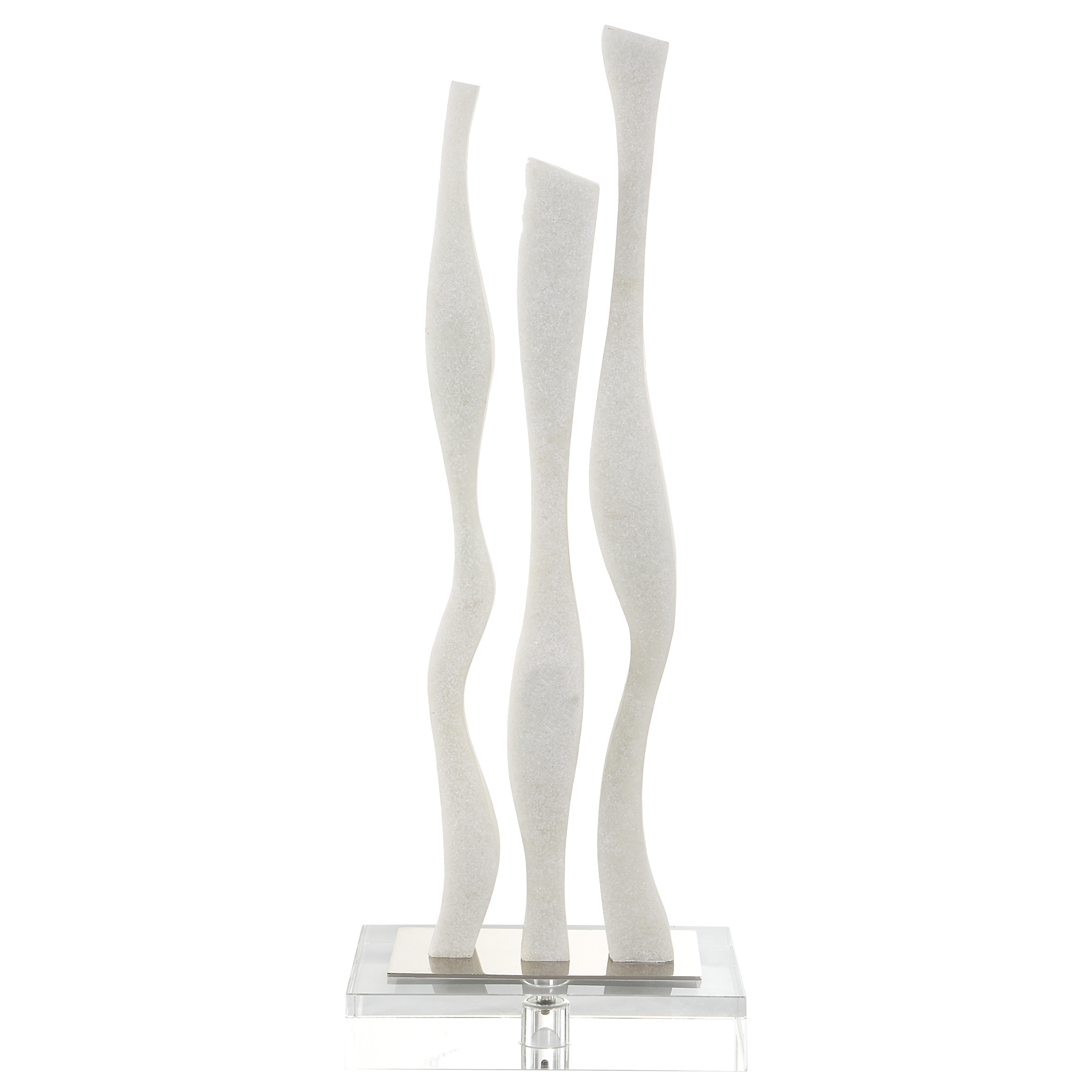 Gale White Marble Sculpture - Image 2