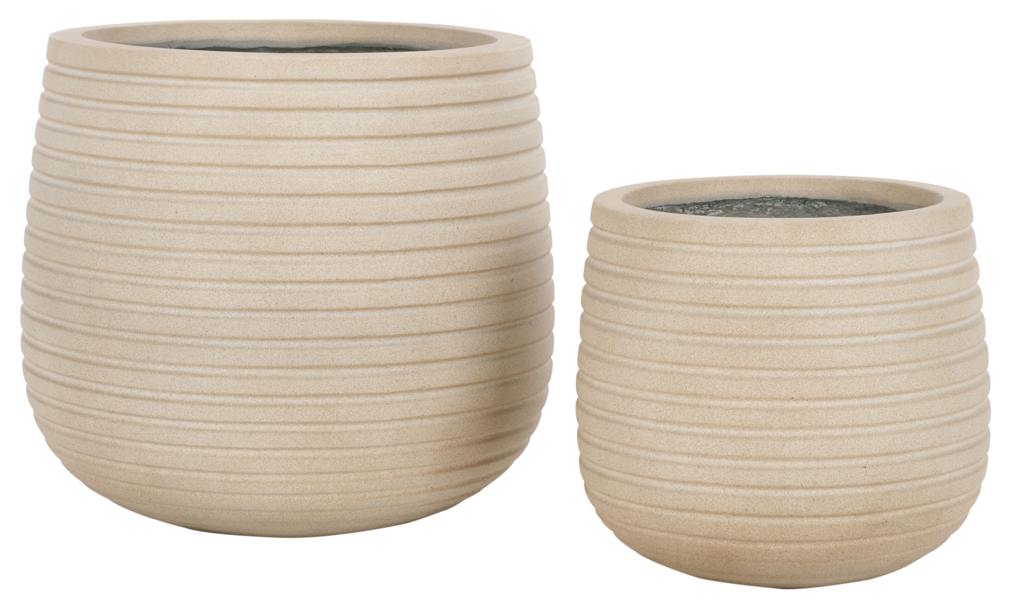 Indoor-Outdoor Jasper Planter Pot - Beige - Safavieh - Image 0