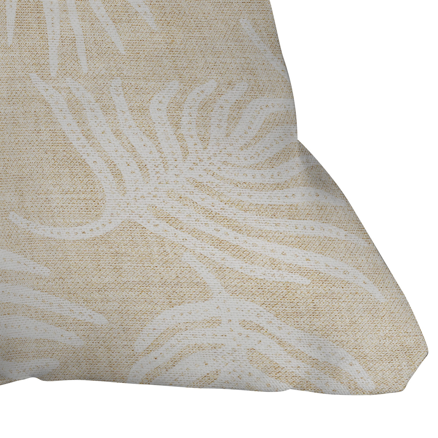 Palm Linen by Holli Zollinger - Outdoor Throw Pillow 26" x 26" - Image 2