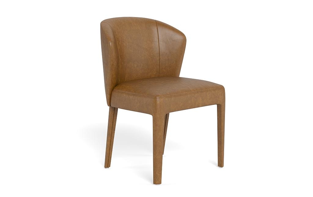 Pratt Leather Fully Upholstered Chair - Image 1