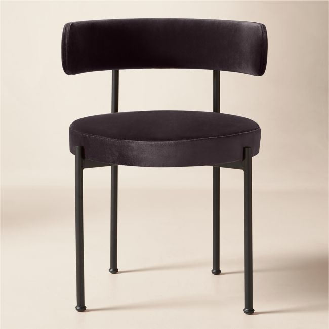 Inesse Mink Velvet Dining Chair Set of 4 - Image 0