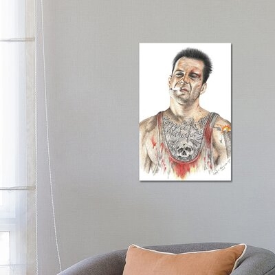 Die Hard by Inked Ikons - Wrapped Canvas Graphic Art Print - Image 0