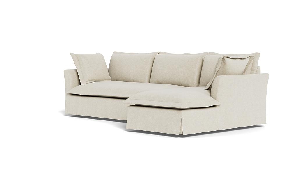 Skylar Slipcovered Right Chaise Sectional - Image 2