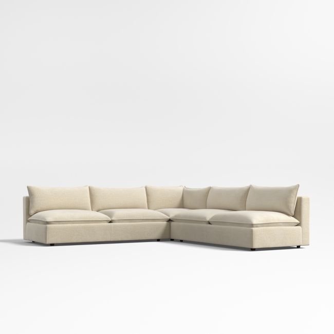 Lotus Deep Modular 3-Piece Corner Sectional Sofa - Image 0