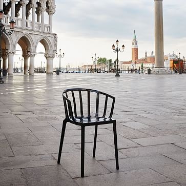 Kartell Venice Dining Chair, Black, Set of 2 - Image 2