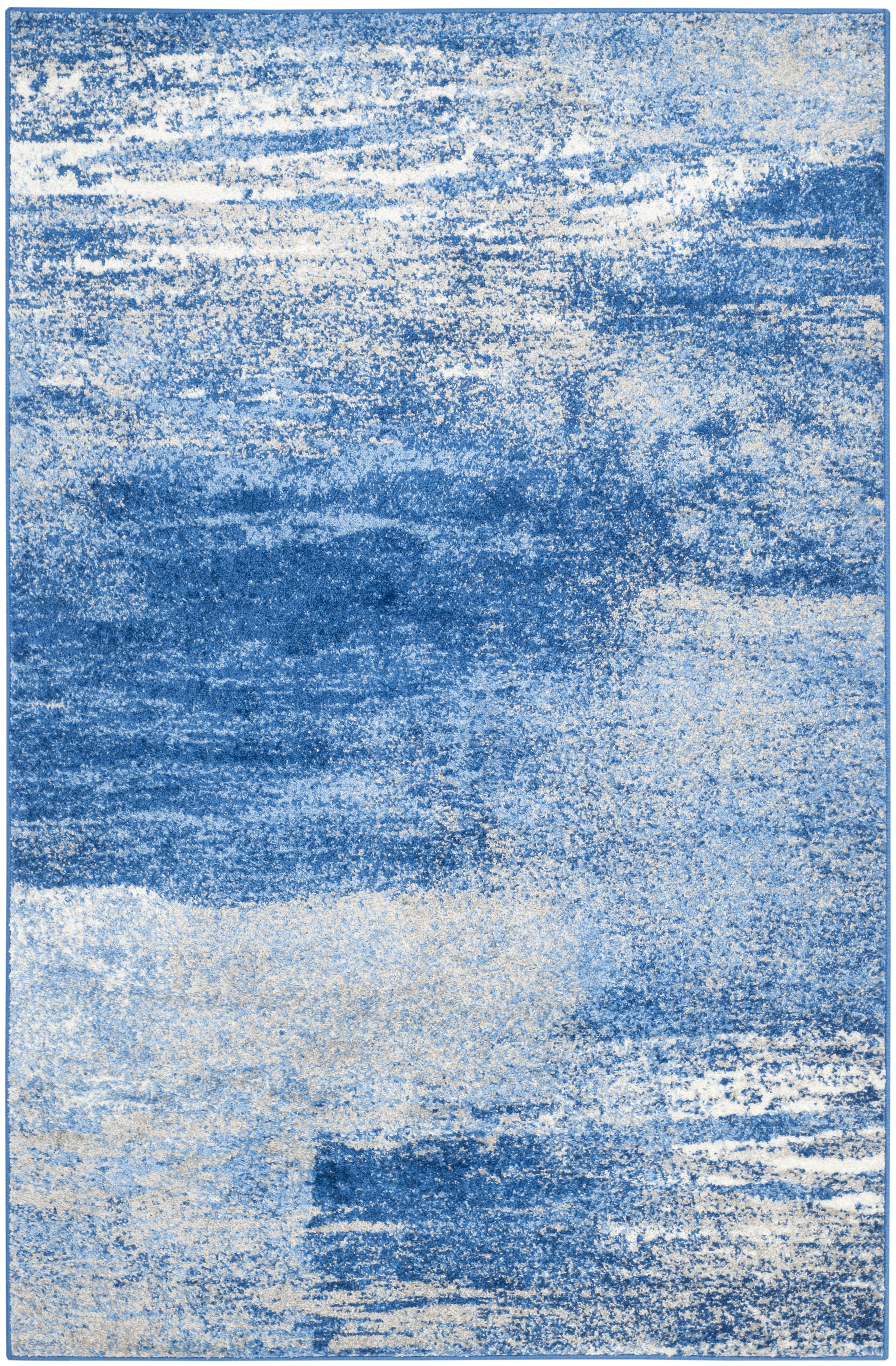 Arlo Home Woven Area Rug, ADR112F, Silver/Blue,  5' 1" X 7' 6" - Image 0