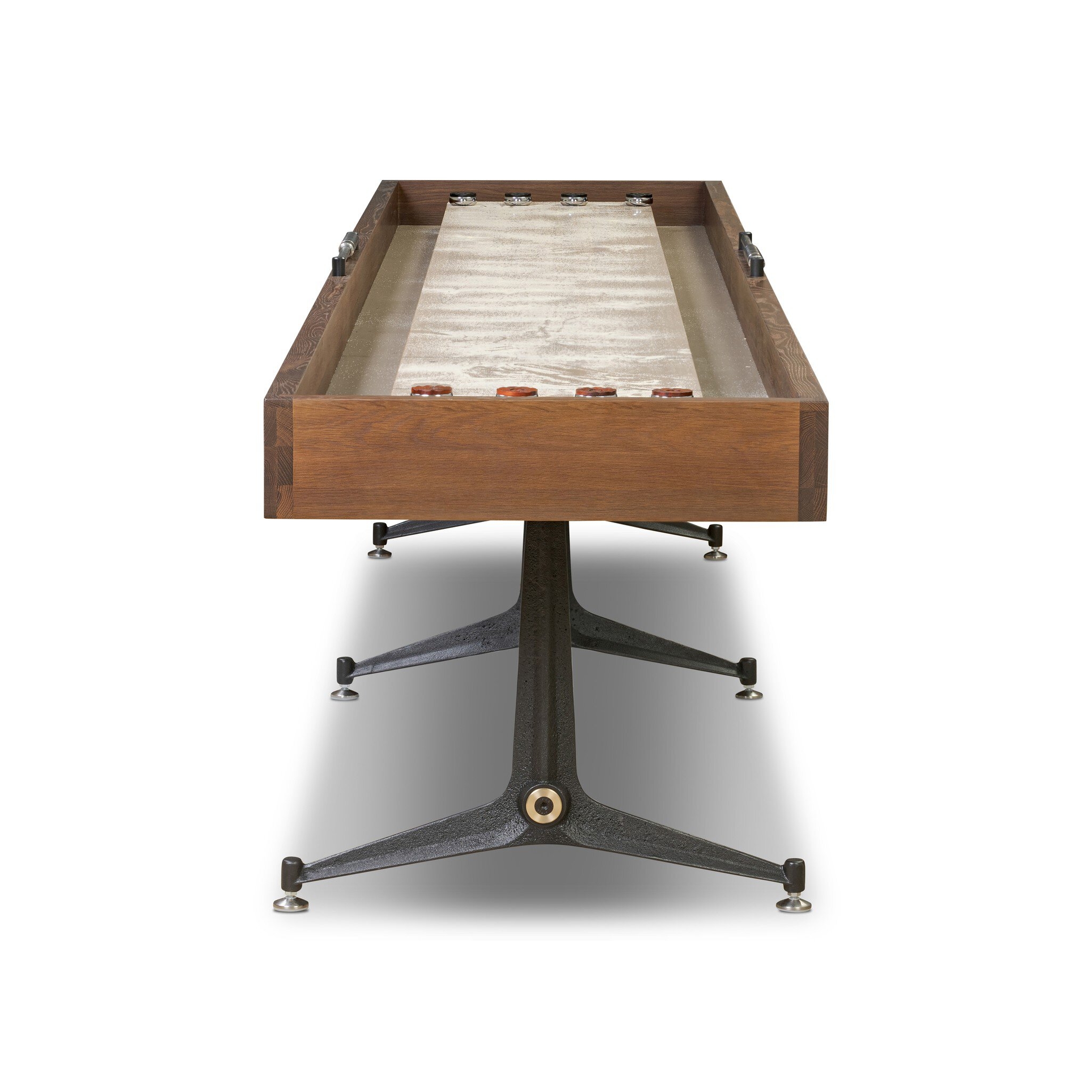 District Eight Large Shuffleboard Table - Smoked Oak - Image 6
