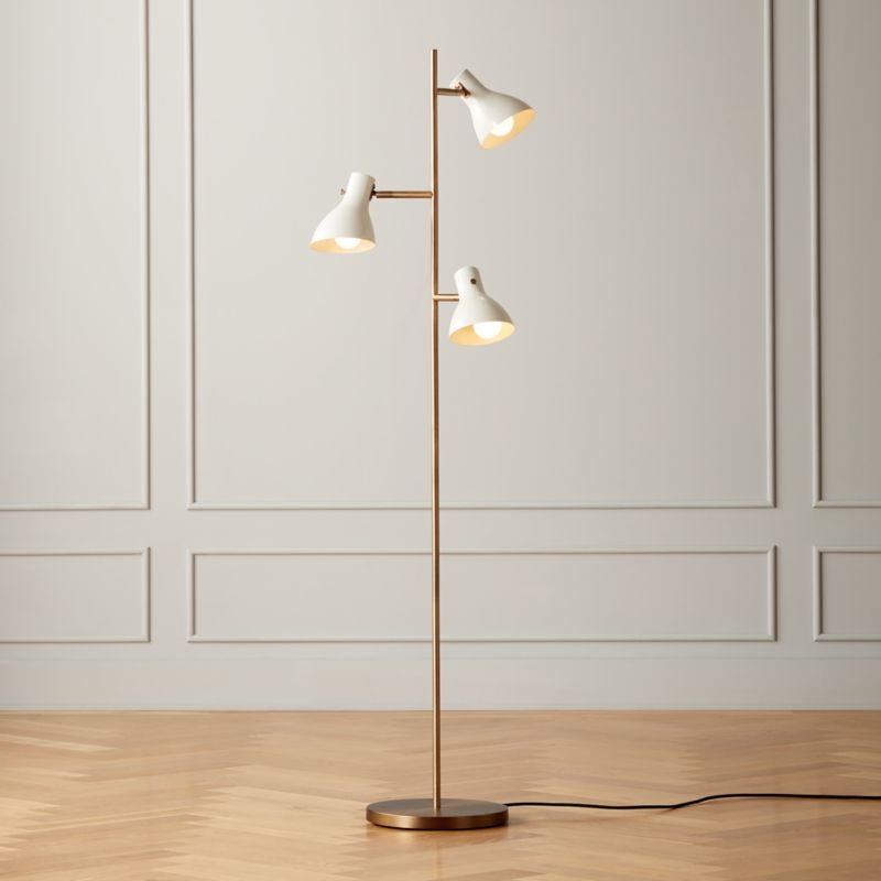Belini Floor Lamp, Ivory - Image 2