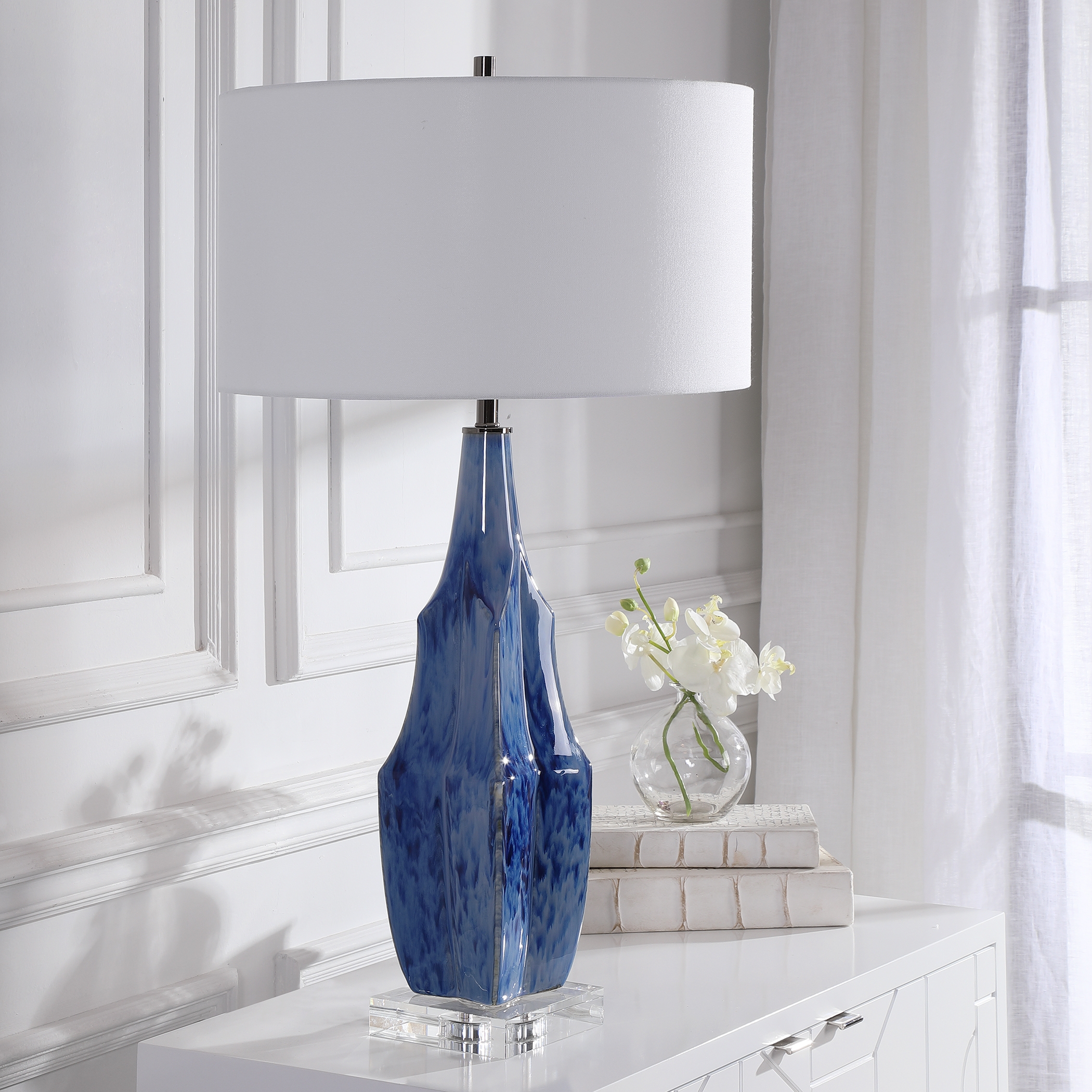 Everard Blue Table Lamp - Image 2