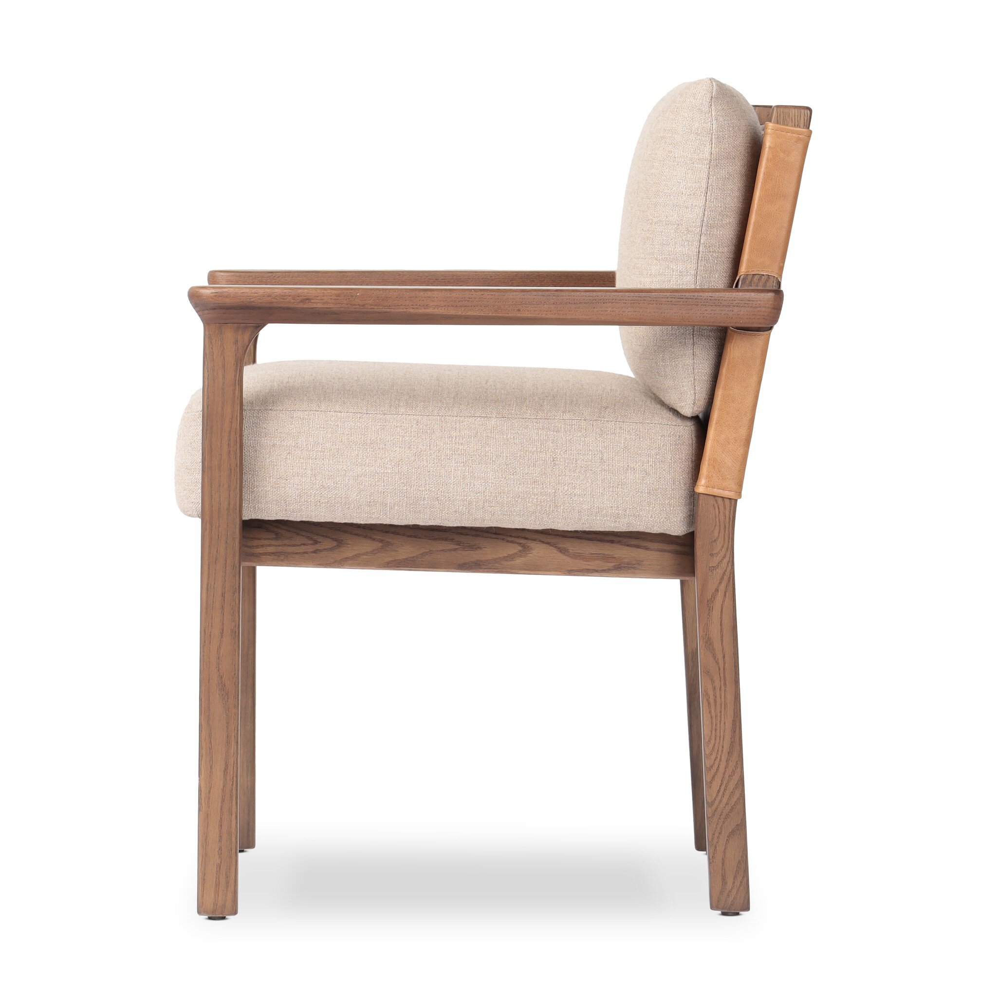 Chappel Dining Armchair - Alcala Taupe - Image 2