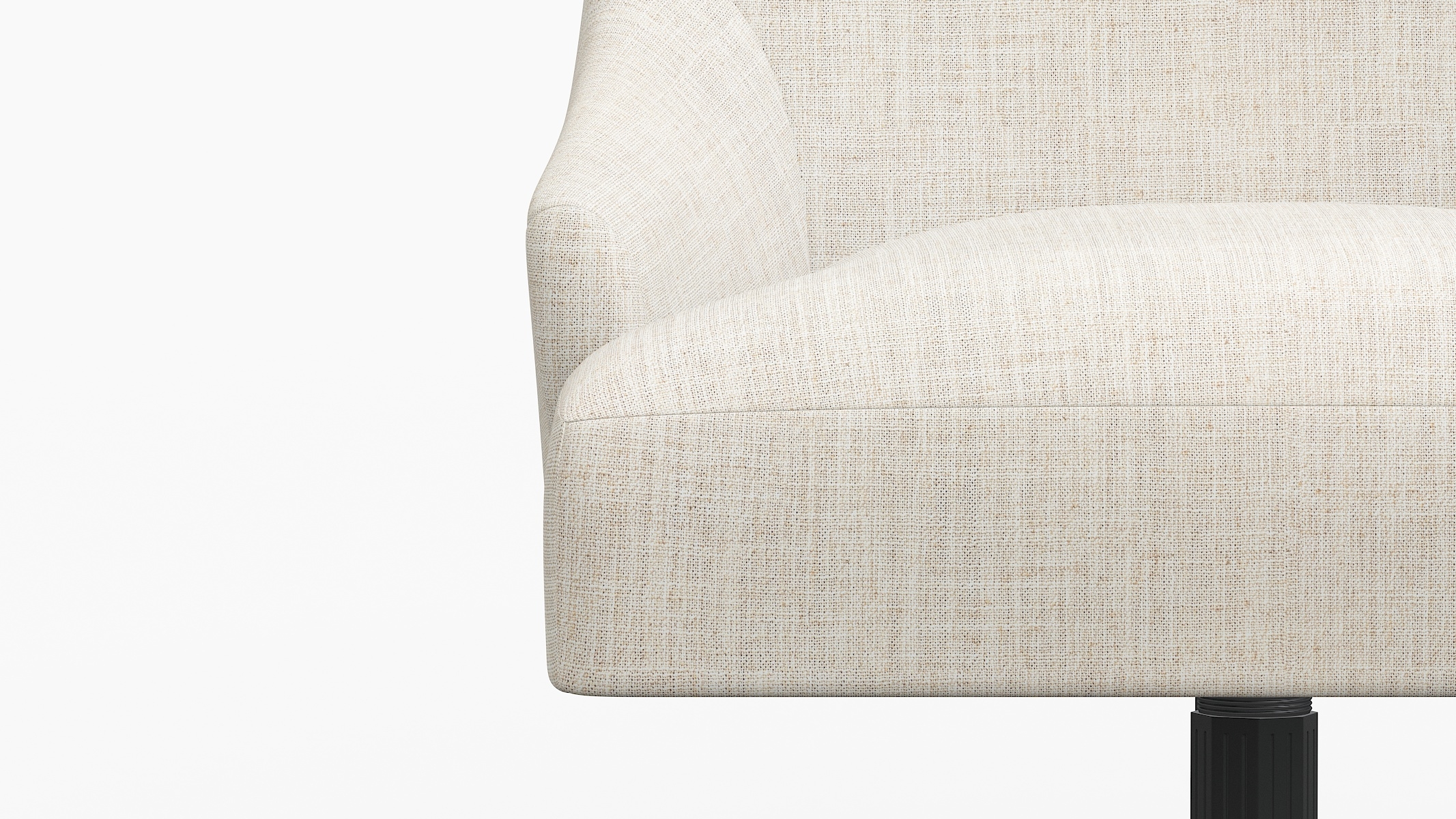 Traditional Task Chair, Talc Everyday Linen - Image 4