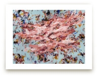 My Rage Is Like A Flower Garden In Aqua Limited Edition Fine Art Print 2 - Image 0