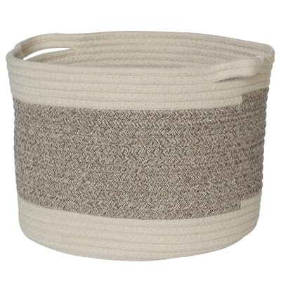 Stripe Fabric Basket - Image 0