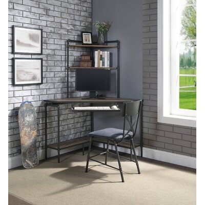 Viviano Corner Desk with Hutch - Image 0