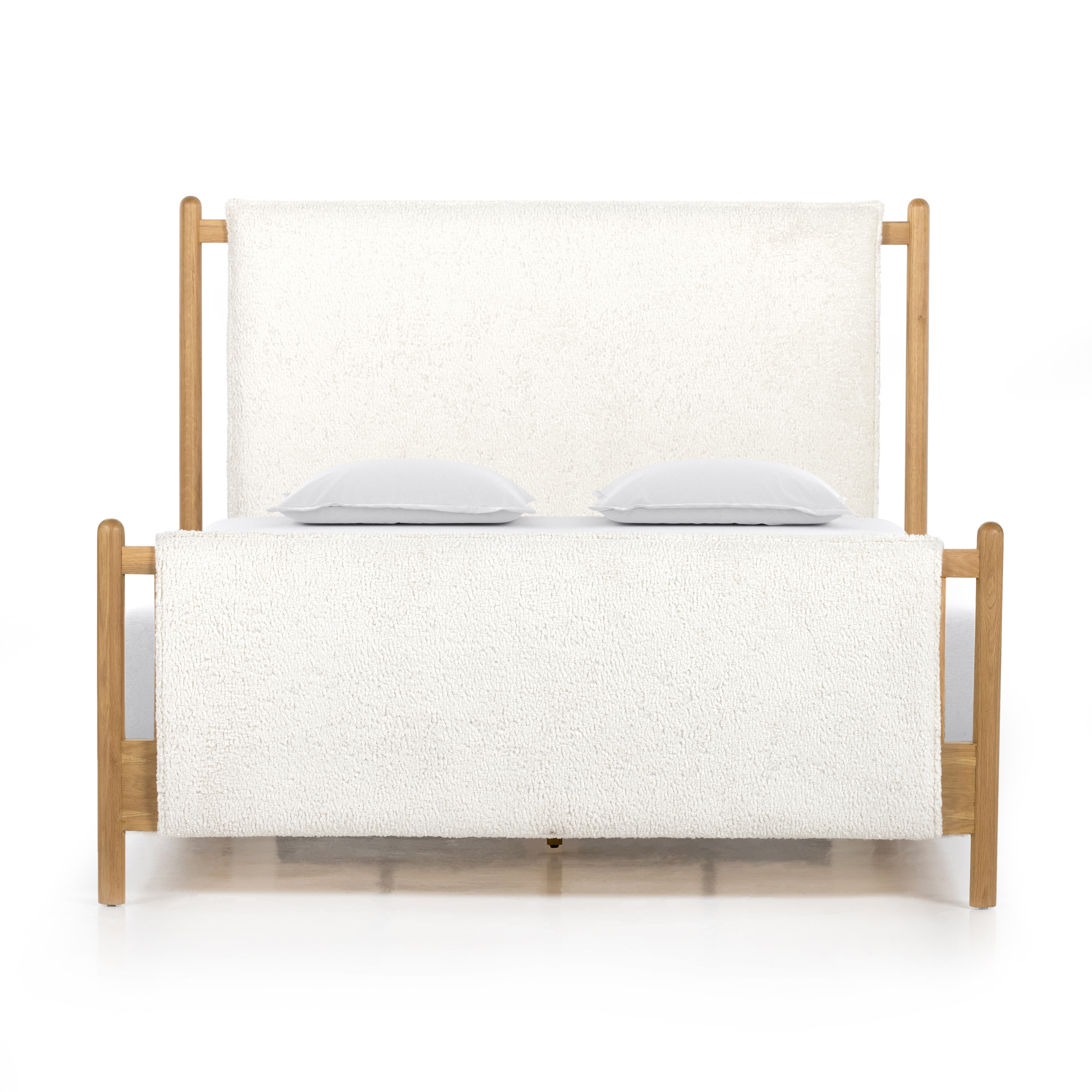 Bowen Bed-Sheepskin Natural-Queen - Image 4