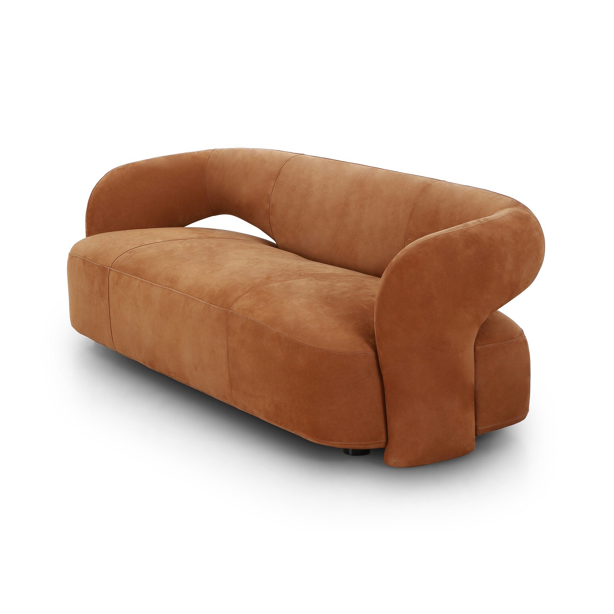 Mazie Sofa - Nubuck Cognac - Image 8