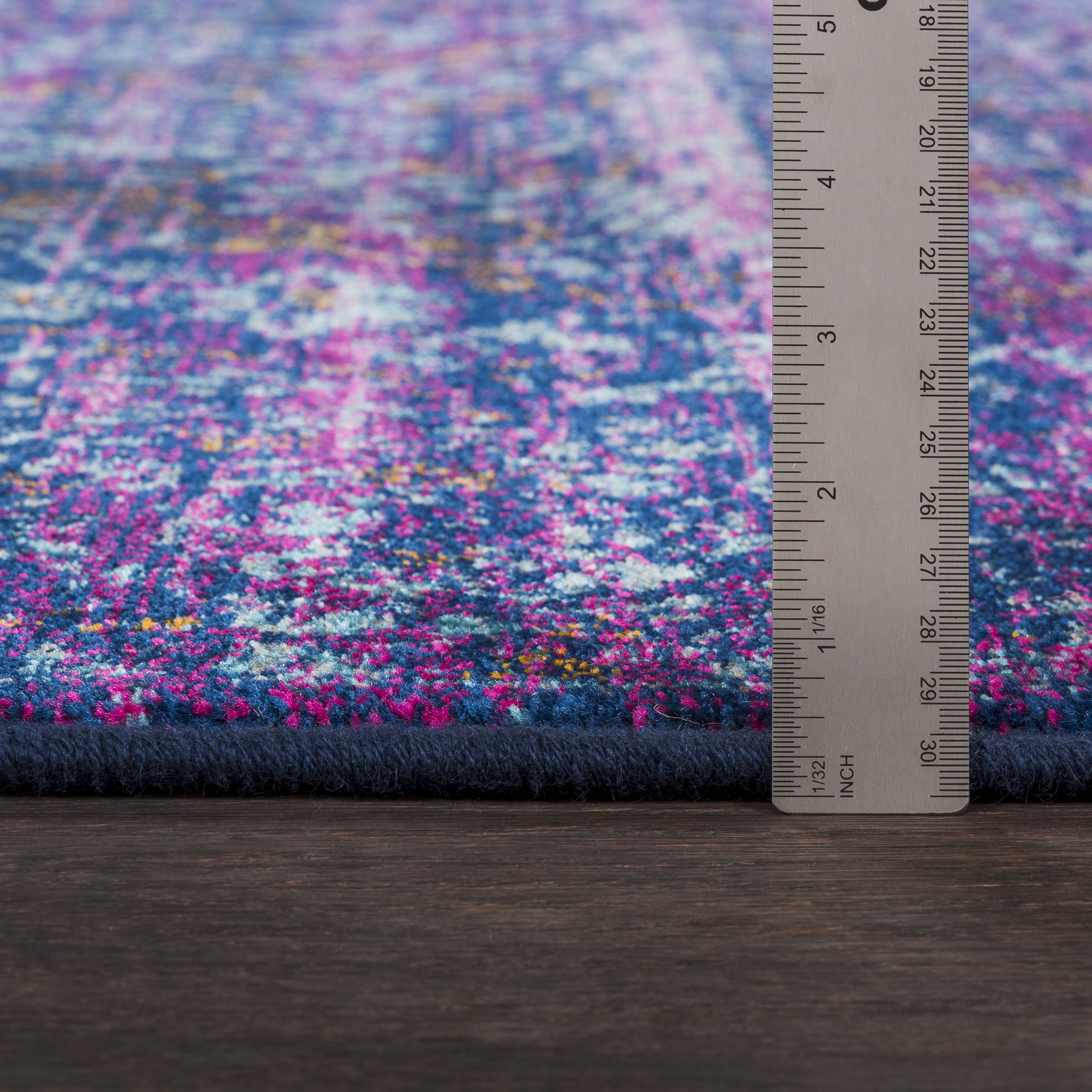 Livabliss Harput Blue Indoor 8'10" x 12'6" Machine Woven Rug - Image 2