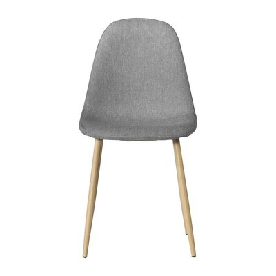 Suzanne Upholstered Side Chair in Gray - Image 0