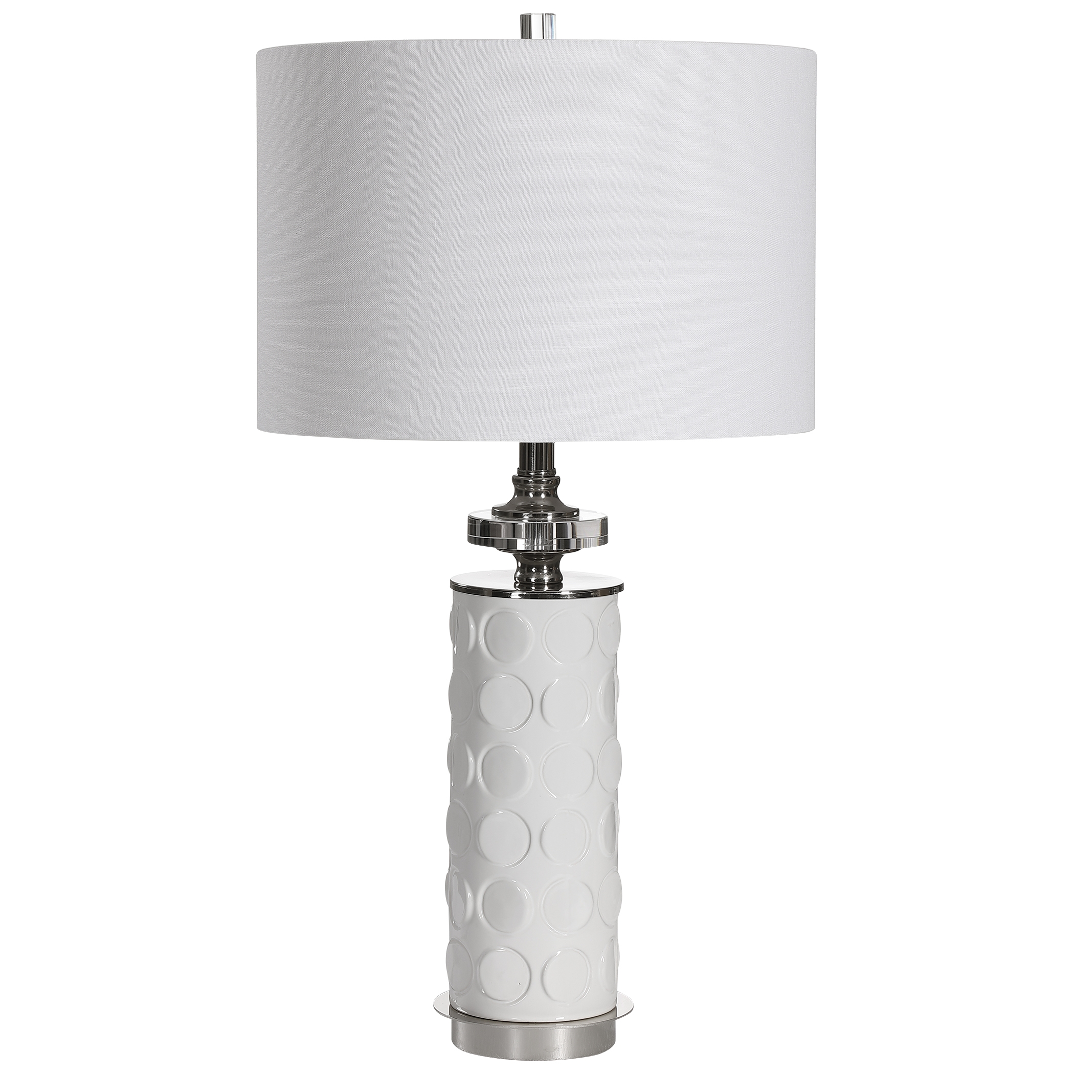 Calia White Table Lamp - Image 2