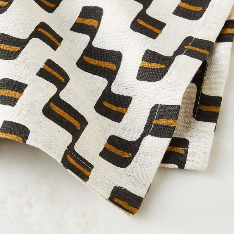Osric Block Print Cloth Napkin - Image 2