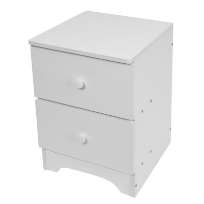 2 - Drawer Nightstand In White - Image 0