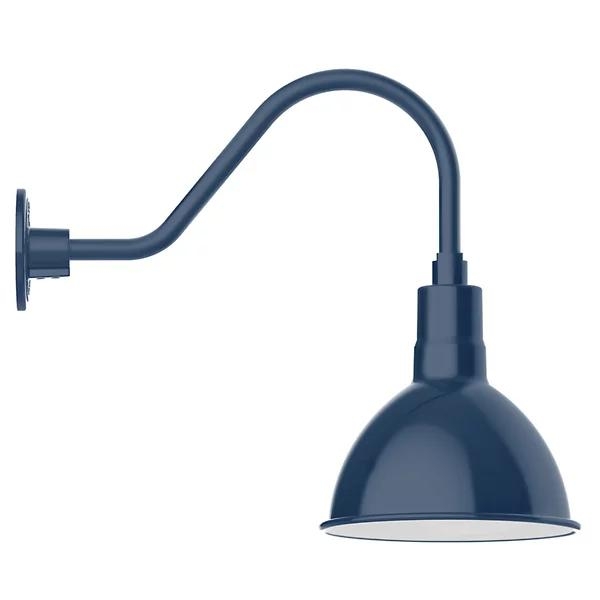 Rhoda Outdoor Gooseneck Dome Wall Sconce - Image 0