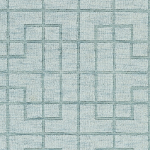 Mystique Blue Indoor 2'6" x 8' Handmade Rug - Image 0