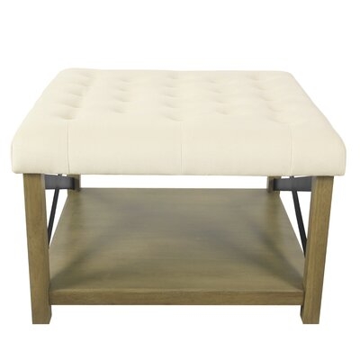 Byrdstown 30" Tufted Square with Storage Ottoman - Image 0