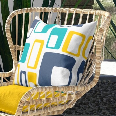 Truet Outdoor Square Pillow Cover and Insert - Image 0