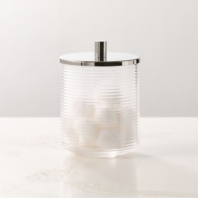 Marina Ribbed Glass Canister - Image 0