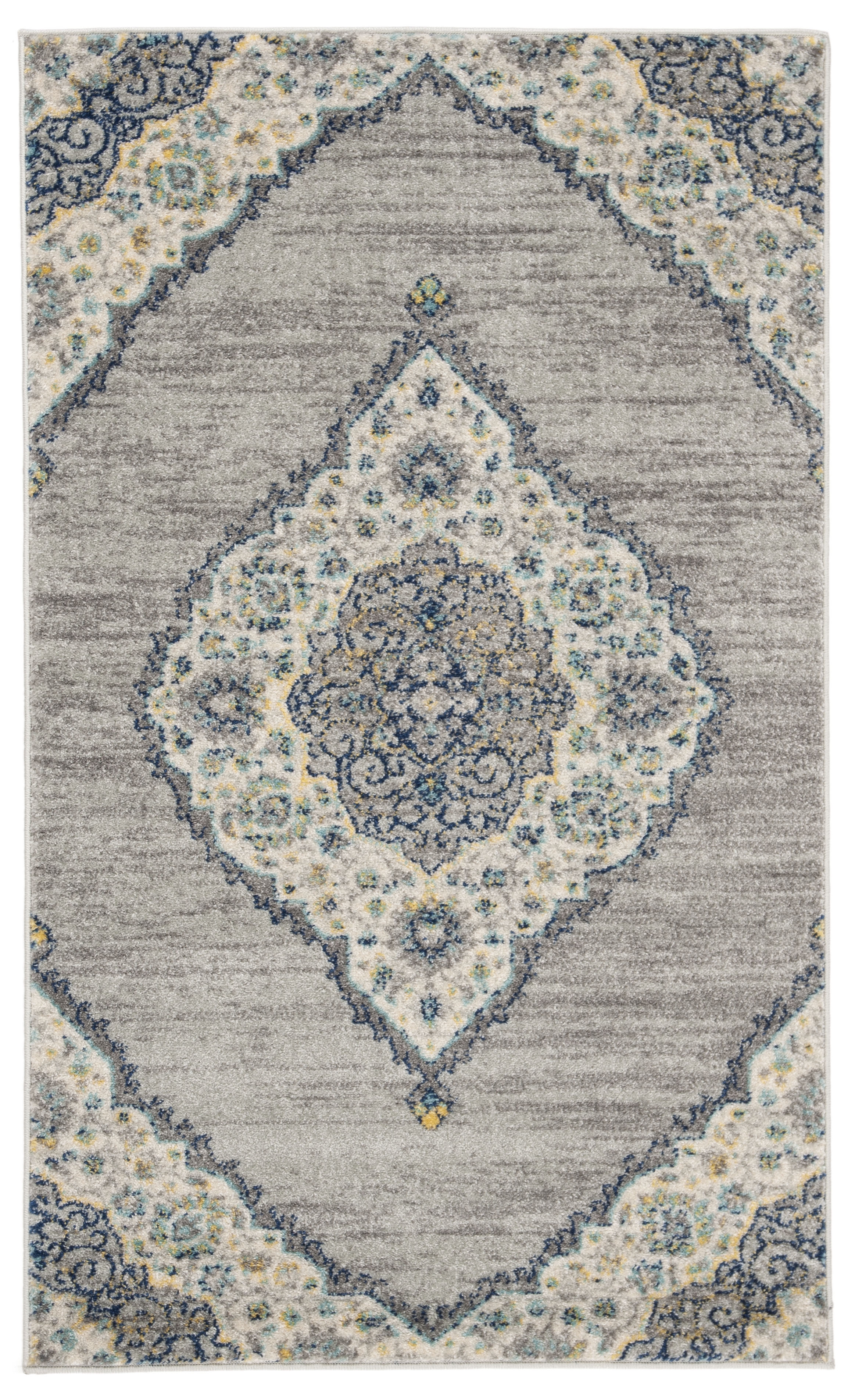 Arlo Home Woven Area Rug, MAD153F, Light Grey/Blue,  3' X 5' - Image 0