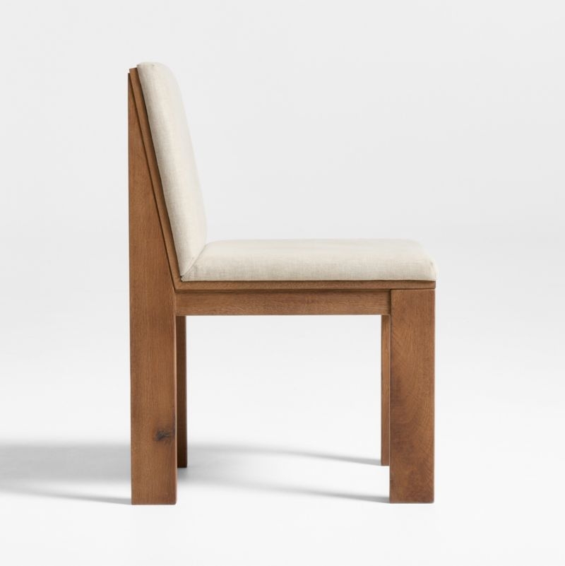 Terra Warm Brown Oak Solid Wood Dining Chair - Image 5