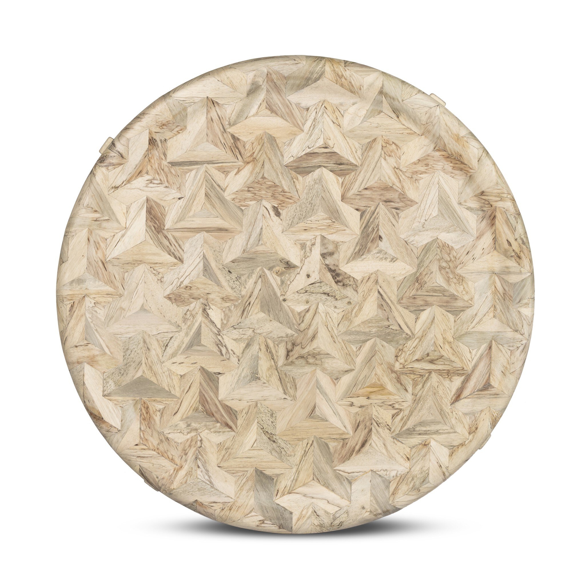 Zora Coffee Table - Whitewashed Spalted Primavera - Image 4