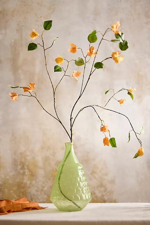 Faux Orange Bougainvillea Spray - Image 0