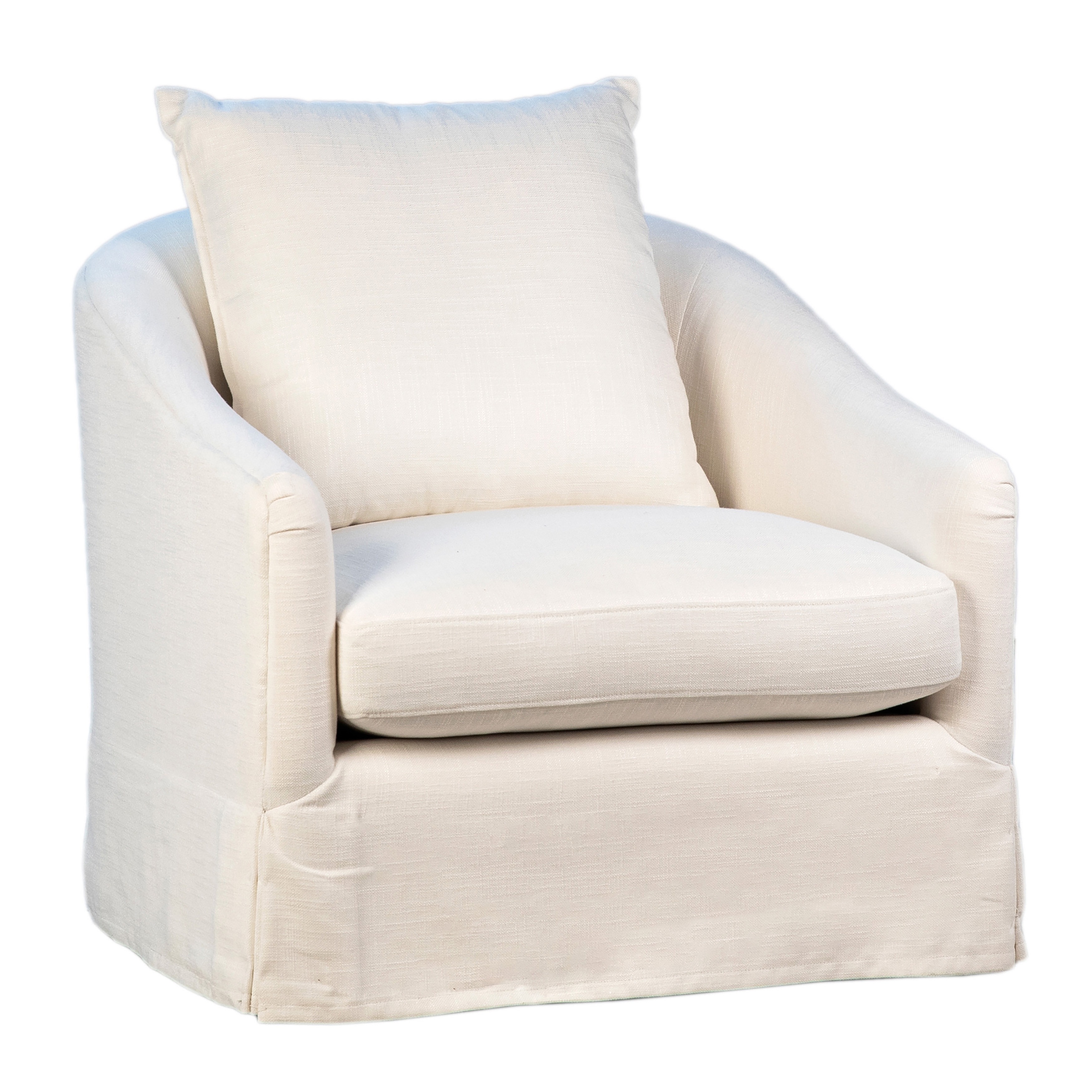 Laura Swivel Chair White - Image 0