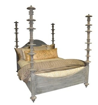 Noir Ferret Four Poster Bed - Image 0